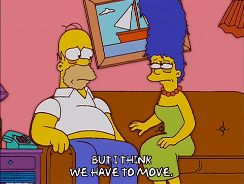 sad homer simpson GIF
