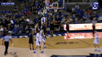 high five creighton bluejays GIF by Creighton University Athletics