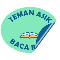 Book Read Sticker by Zanana Chips Indonesia