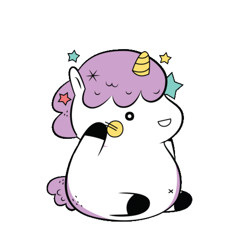imagination fatunicorn Sticker