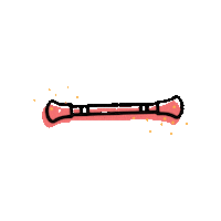 fortedancetwirl atlanta twirl Forte baton Sticker