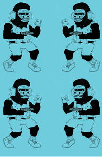 ppkmkzztt art illustration trippy blue GIF