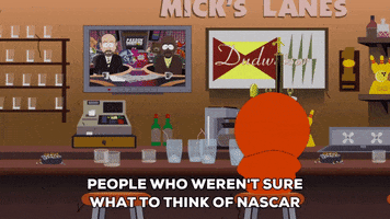 kenny mccormick nascar GIF by South Park 