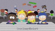 speaking butters stotch GIF by South Park 
