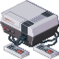 Video Games Pixel Sticker