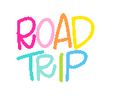 Road Trip Travel Sticker by All She Wrote Notes