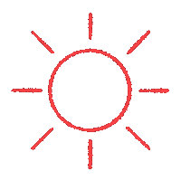 Sun 太陽 Sticker