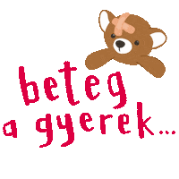 Hospital Medve Sticker by Bethesda Gyermekkórház