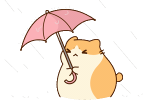 Rain Storm Sticker by Bichi Mao