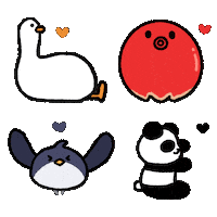 Heart Love Sticker by Chimpers