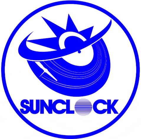 Sunclock giphygifmaker hype house music label GIF