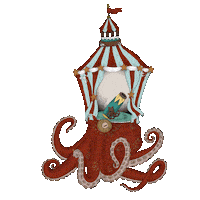 Aquatic Creatures Art Sticker by Aquatic Creatures by Riccardo Capuzzo