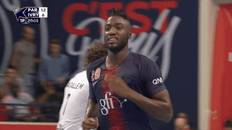 happy luc abalo GIF by Paris Saint-Germain Handball