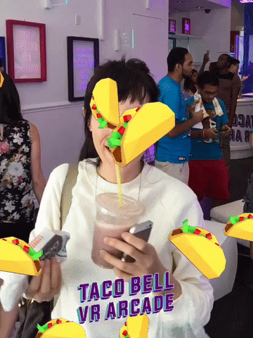 vrarcade GIF by Taco Bell VR Arcade