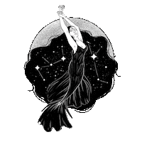 AntoSuarezart zodiaco sirena horoscopo acuario Sticker