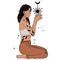 Art Girl Sticker