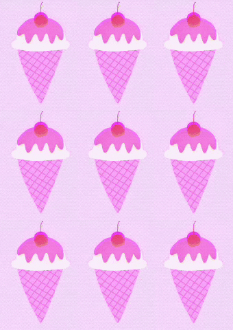 Ice Cream Pink GIF by Daisy Lemon