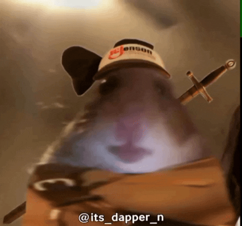Its_dapper_n murder drones hamster meme murderdrones murder drone GIF