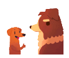 dog STICKER by Olivia Huynh