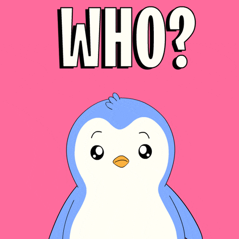 Confused Who Is It GIF by Pudgy Penguins