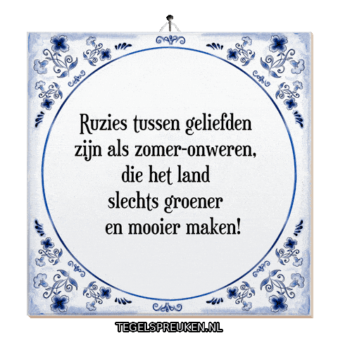 Humor Storm Sticker by Tegelspreuken.nl