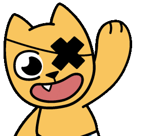 Cat Hello Sticker