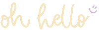 Oh Hello Smile Sticker