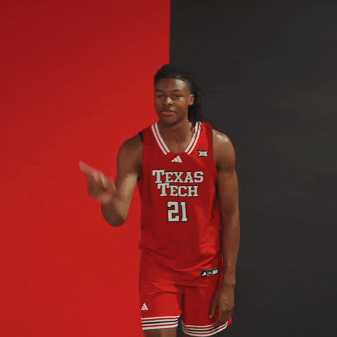 Latrell Hoover GIF by Texas Tech Basketball