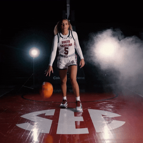 Womens Basketball Celebration GIF by Gamecock Athletics
