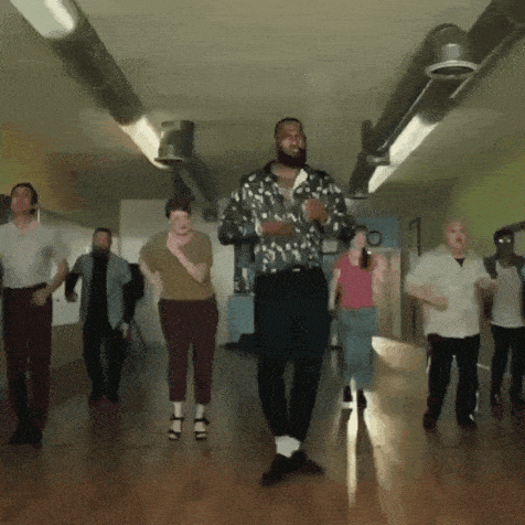 Lebron James Dancing GIF