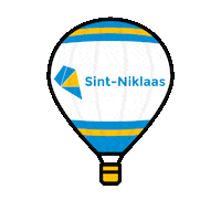 sint-niklaas balloon ballon sint-niklaas sintniklaas Sticker