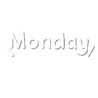 Text Monday Sticker