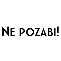 Pozabi Remember Sticker by Barvish