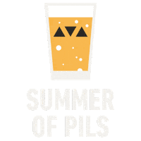 Threesbrewing beer cheers pils threes Sticker