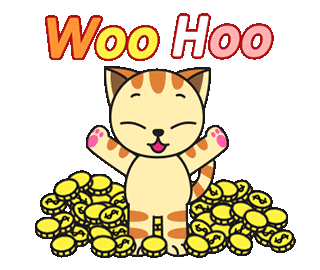 Woo Hoo Fat Cat GIF by JPedicini