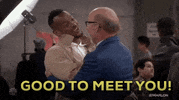handshake lol GIF by NBC