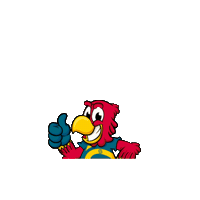 wowagenciacriativa logo mascote paropas paropasredesudeste Sticker