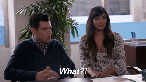 surprised max greenfield GIF by New Girl