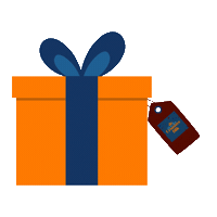 Cadeau Sticker by De creatieve blik