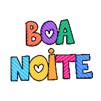 millarabisca colorful boa noite boa colorido Sticker