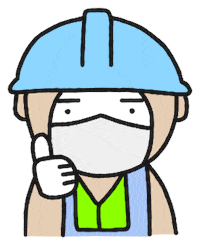 Worker Thumbs Up Sticker