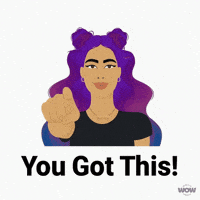 You Got This White Background GIF by World Of Women