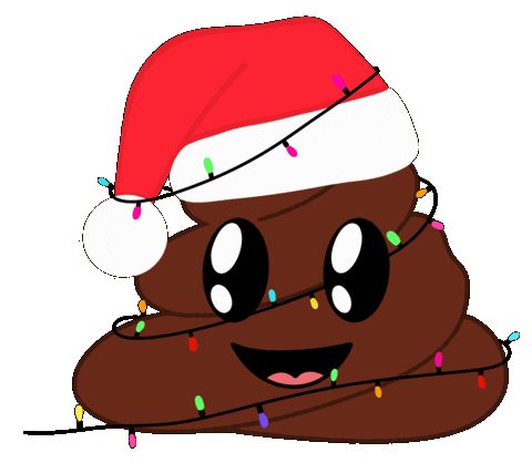 Party Pooper Kerstlampjes Sticker