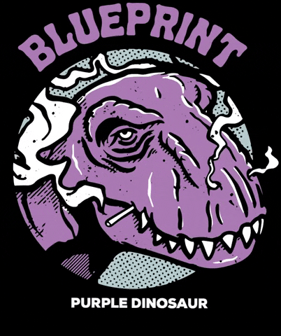 Purple Dinosaur GIF by Blueprint