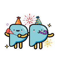 Celebrate Happy New Year Sticker by Partipost