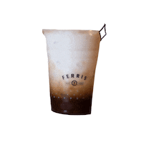 drink up iced coffee Sticker by Ferris Coffee
