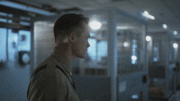 confused look back GIF by Wayward Pines