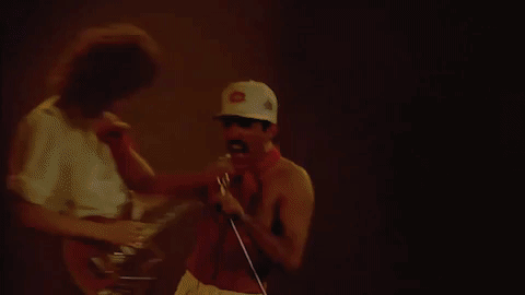 freddie mercury queen GIF