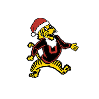 Merry Christmas Wave Sticker by FHSU Foundation
