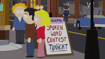 spoken word poetry GIF by South Park 